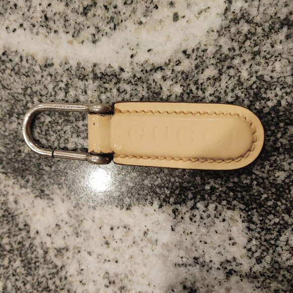 Vintage GUCCI Key Ring, Metal and Leather - Made In Italy - Picture 12 of 15